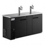 Avantco UDD-3-HC (2) Triple Tap Kegerator Beer Dispenser - Black, (3) 1/2 Keg Capacity Avantco UDD-3-HC (2) Triple Tap Kegerator Beer Dispenser - Black, (3) 1/2 Keg Capacity