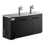 Avantco UDD-3-HC (2) Triple Tap Kegerator Beer Dispenser - Black, (3) 1/2 Keg Capacity Avantco UDD-3-HC (2) Triple Tap Kegerator Beer Dispenser - Black, (3) 1/2 Keg Capacity