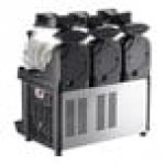 Carnival King Triple 1.6 Gallon Pourover Granita / Slushy / Frozen Beverage Machine - 120V Carnival King Triple 1.6 Gallon Pourover Granita / Slushy / Frozen Beverage Machine - 120V
