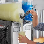 Carnival King Triple 1.6 Gallon Pourover Granita / Slushy / Frozen Beverage Machine - 120V Carnival King Triple 1.6 Gallon Pourover Granita / Slushy / Frozen Beverage Machine - 120V