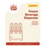 Carnival King Triple 1.6 Gallon Pourover Granita / Slushy / Frozen Beverage Machine - 120V Carnival King Triple 1.6 Gallon Pourover Granita / Slushy / Frozen Beverage Machine - 120V