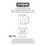 Waring BB180X NuBlend 2-Speed Commercial Blender with 44 oz. Polycarbonate Container - 120V Waring BB180X NuBlend 2-Speed Commercial Blender with 44 oz. Polycarbonate Container - 120V