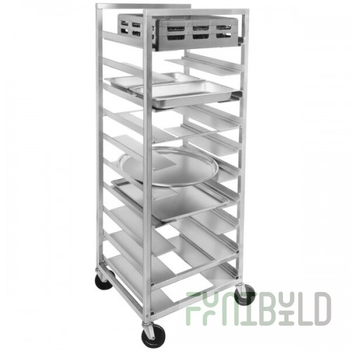 Channel UR-5 Aluminum Mobile Universal Rack - 5 Pan