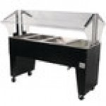 Advance Tabco B4-CPU-B Four Well Everyday Buffet Ice-Cooled Table with Open Base - Open Well Advance Tabco B4-CPU-B Four Well Everyday Buffet Ice-Cooled Table with Open Base - Open Well