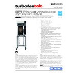 Moffat E33T5-P Turbofan Single Deck Half Size Electric Touch Screen Convection Oven with Steam Injection - 208V, 1 Phase, 5.4 kW Moffat E33T5-P Turbofan Single Deck Half Size Electric Touch Screen Convection Oven with Steam Injection - 208V, 1 Phase, 5.4 kW