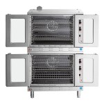 Cooking Performance Group FECD-200-D Double Deck Standard Depth Full Size Electric Convection Oven - 240V, 1 Phase, 11.9 kW Cooking Performance Group FECD-200-D Double Deck Standard Depth Full Size Electric Convection Oven - 240V, 1 Phase, 11.9 kW
