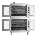 Cooking Performance Group FECD-200-D Double Deck Standard Depth Full Size Electric Convection Oven - 240V, 1 Phase, 11.9 kW Cooking Performance Group FECD-200-D Double Deck Standard Depth Full Size Electric Convection Oven - 240V, 1 Phase, 11.9 kW
