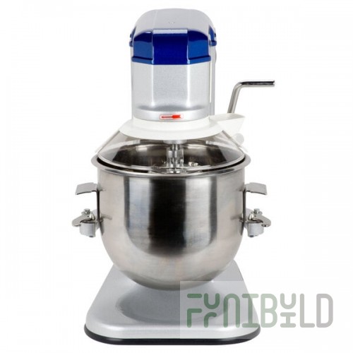 Vollrath 40756 10 Qt. Bowl Lift Countertop Mixer with Guard & Standard Accessories - 120V, 1/3 hp