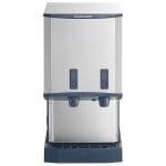 Scotsman HID540ABX-1A Meridian® Air-Cooled Countertop Nugget Ice Machine and Water Dispenser with Push Button Dispensing - 40 lb. Bin Capacity