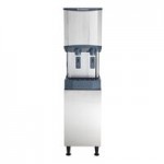 Scotsman HID540ABX-1A Meridian® Air-Cooled Countertop Nugget Ice Machine and Water Dispenser with Push Button Dispensing - 40 lb. Bin Capacity