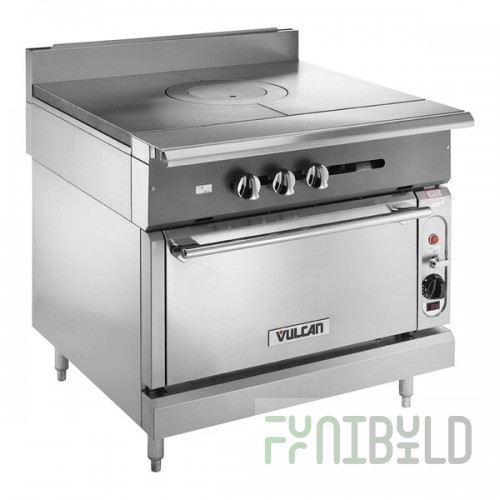 Vulcan V1FT36S-LP V Series Liquid Propane Heavy-Duty Range with 36