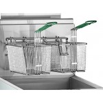 Dean by Frymaster GF40 Open Pot Natural Gas Floor Fryer 50 lb. - 122,000 BTU