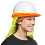 Cordova Lime 2 Tone High Visibility Neck Shade with Reflective Tape