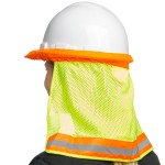 Cordova Lime 2 Tone High Visibility Neck Shade with Reflective Tape
