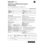 Honeywell Home FocusPRO S200 WiFi-Enabled Programmable 1H / 1C Digital Thermostat TH2110WF4008/U - 24V