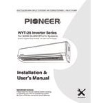 Pioneer Quantum Hyperformance WYT-25 WYT009GLSI25RH High Wall-Mounted Ductless Mini Split AC / Heat Pump System - 25 SEER2, 9,000/9,500 BTU, 208-230V Pioneer Quantum Hyperformance WYT-25 WYT009GLSI25RH High Wall-Mounted Ductless Mini Split AC / Heat Pump System - 25 SEER2, 9,000/9,500 BTU, 208-230V
