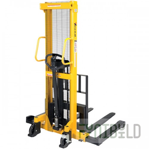 Vestil 2,000 lb. Manual Hydraulic Fork Stacker with 31