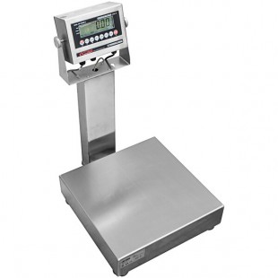 Optima Weighing Systems OP-915SS-16-16-300 300 lb. Stainless Steel Washdown Bench Scale with 16