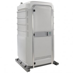 PolyJohn FS3-1007 Fleet Light Gray Premium Portable Restroom - Assembled PolyJohn FS3-1007 Fleet Light Gray Premium Portable Restroom - Assembled