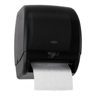 Bobrick B-72974 Automatic Universal Dark Translucent Surface-Mounted Roll Paper Towel Dispenser Bobrick B-72974 Automatic Universal Dark Translucent Surface-Mounted Roll Paper Towel Dispenser