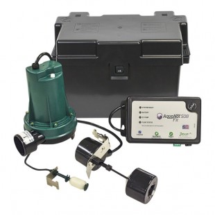 Zoeller 508-0014 AquaNot Fit 508 Backup Sump Pump System - 12V Zoeller 508-0014 AquaNot Fit 508 Backup Sump Pump System - 12V