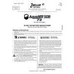 Zoeller 508-0014 AquaNot Fit 508 Backup Sump Pump System - 12V