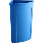 Lavex 21 Gallon Gray Corner Round Rim Top Trash Can Lid Lavex 21 Gallon Gray Corner Round Rim Top Trash Can Lid