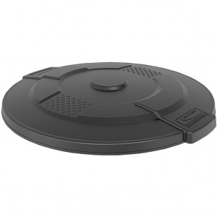 Suncast TCU55GLIDD 55 Gallon Black Round Trash Can Lid Suncast TCU55GLIDD 55 Gallon Black Round Trash Can Lid