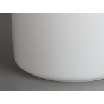 Lavex 20 Gallon White Round Commercial Trash Can