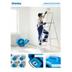 Danby DBSF05021UD51 Blue 3-Speed Air Mover Blower Fan - 1,200 CFM, 1/2 hp