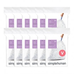 simplehuman CW0277MC 4.2-4.8 Gallon 25 Micron 27 7/8