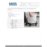 Lavex 77 lb. Plastic Pail Dolly for 5, 6, and 15 Gallon Pails Lavex 77 lb. Plastic Pail Dolly for 5, 6, and 15 Gallon Pails