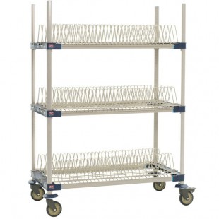 Metro MAX4-PR48VX2 MetroMax 4 Mobile Three Tier Tray Drying Rack - 24 Metro MAX4-PR48VX2 MetroMax 4 Mobile Three Tier Tray Drying Rack - 24