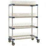 Metro MAX4-PR48VX2 MetroMax 4 Mobile Three Tier Tray Drying Rack - 24