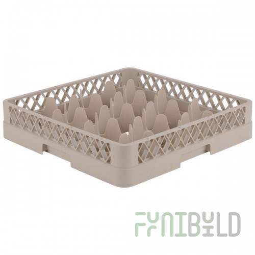 Vollrath TR18 Traex® Rack Max Full-Size Beige 12-Compartment 3 1/4