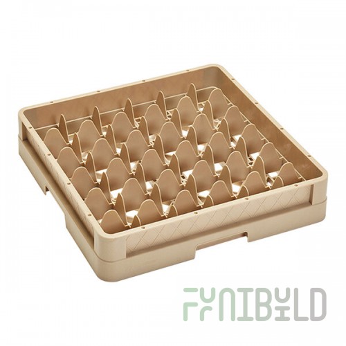 Vollrath CR7 Traex® 36 Compartment Beige Full-Size Closed Wall 3 1/4