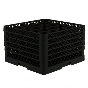 Vollrath TR6BBBBA Traex® Full-Size Black 25-Compartment 11