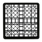 Vollrath TR6BBBBA Traex® Full-Size Black 25-Compartment 11