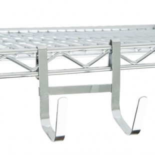Metro HK26C Chrome Double Large Snap-On Hook - 2 Metro HK26C Chrome Double Large Snap-On Hook - 2