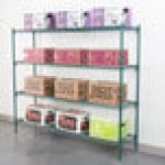 Metro A1872NK3 Super Adjustable Metroseal Green Wire Shelf - 18