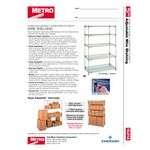 Metro A1872NK3 Super Adjustable Metroseal Green Wire Shelf - 18