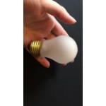 Satco S4881 40 Watt Frosted Shatterproof Finish Incandescent Rough Service Light Bulb - 130V (A15)