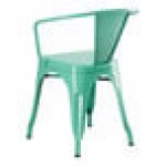 Lancaster Table & Seating Alloy Aquamarine Outdoor Arm Chair