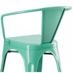 Lancaster Table & Seating Alloy Aquamarine Outdoor Arm Chair