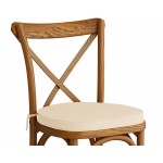 Lancaster Table & Seating Vineyard Barrel Brown Wood Cross Back Chair with 2 Lancaster Table & Seating Vineyard Barrel Brown Wood Cross Back Chair with 2