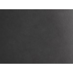 Lancaster Table & Seating Boomerang Black Finish Chair with Black Vinyl Seat and Antique Walnut Wood Back - Unassembled