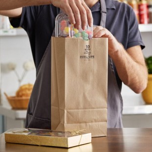 Duro Husky Dubl Life 10 lb. Heavy Duty Natural Kraft Bag - 400/Bundle Duro Husky Dubl Life 10 lb. Heavy Duty Natural Kraft Bag - 400/Bundle