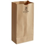 Duro Husky Dubl Life 10 lb. Heavy Duty Natural Kraft Bag - 400/Bundle