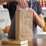 Duro Husky Dubl Life 10 lb. Heavy Duty Natural Kraft Bag - 400/Bundle