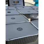 Choice Oblong Foil-Laminated Board Lid for 2.25 lb. & 1.5 lb. Shallow Foil Take-Out Container - 500/Case